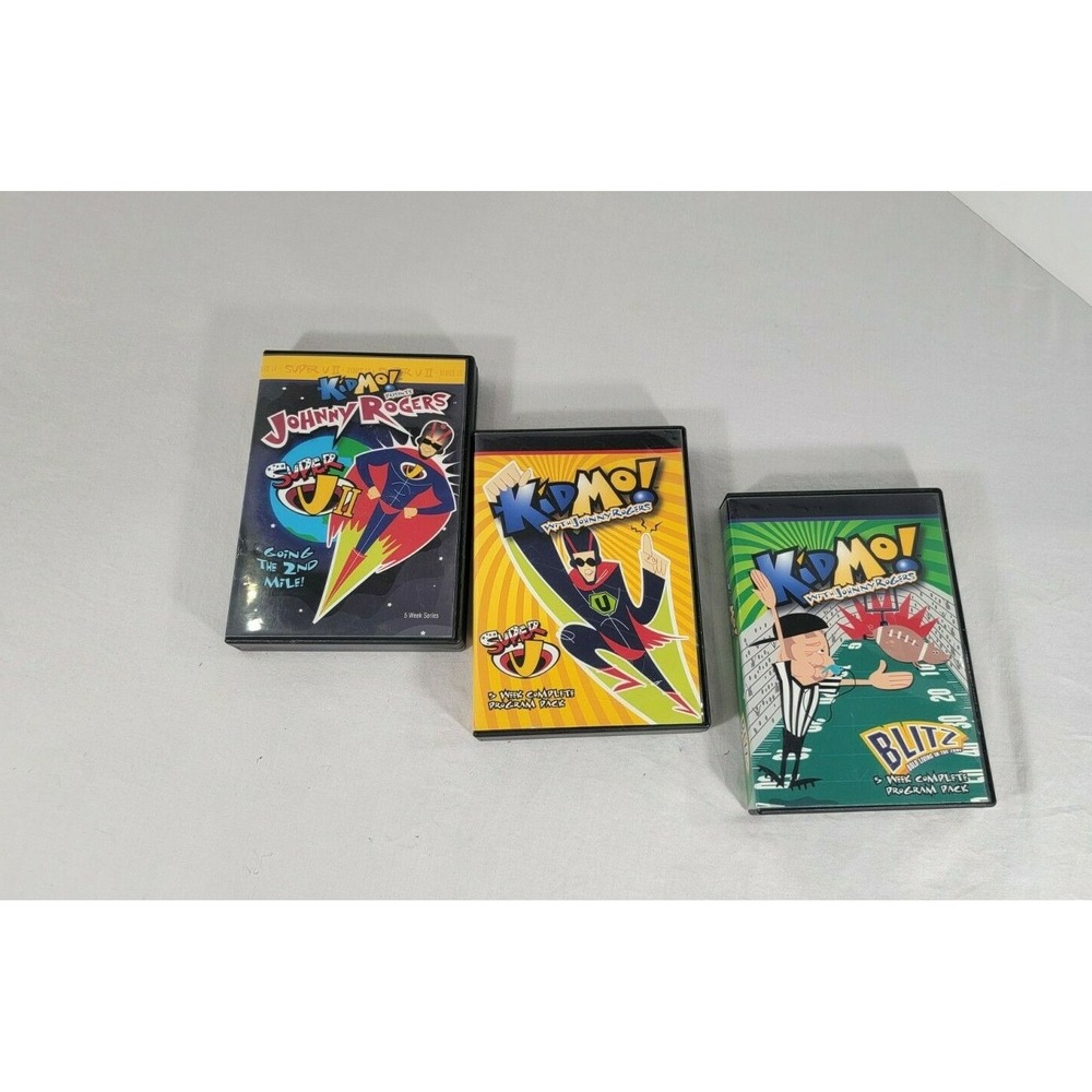 KIDMO! Johnny Rogers Super U, U II, Blitz Program DVD Christian School Learning